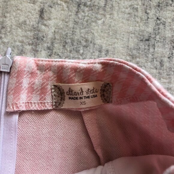 ALTAR'D STATE Pink Gingham Barbie Mini Skirt - Picture 3 of 7